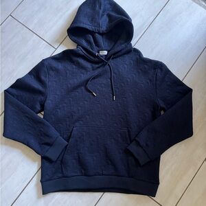 Dior Midnight Blue Embossed Hoodie